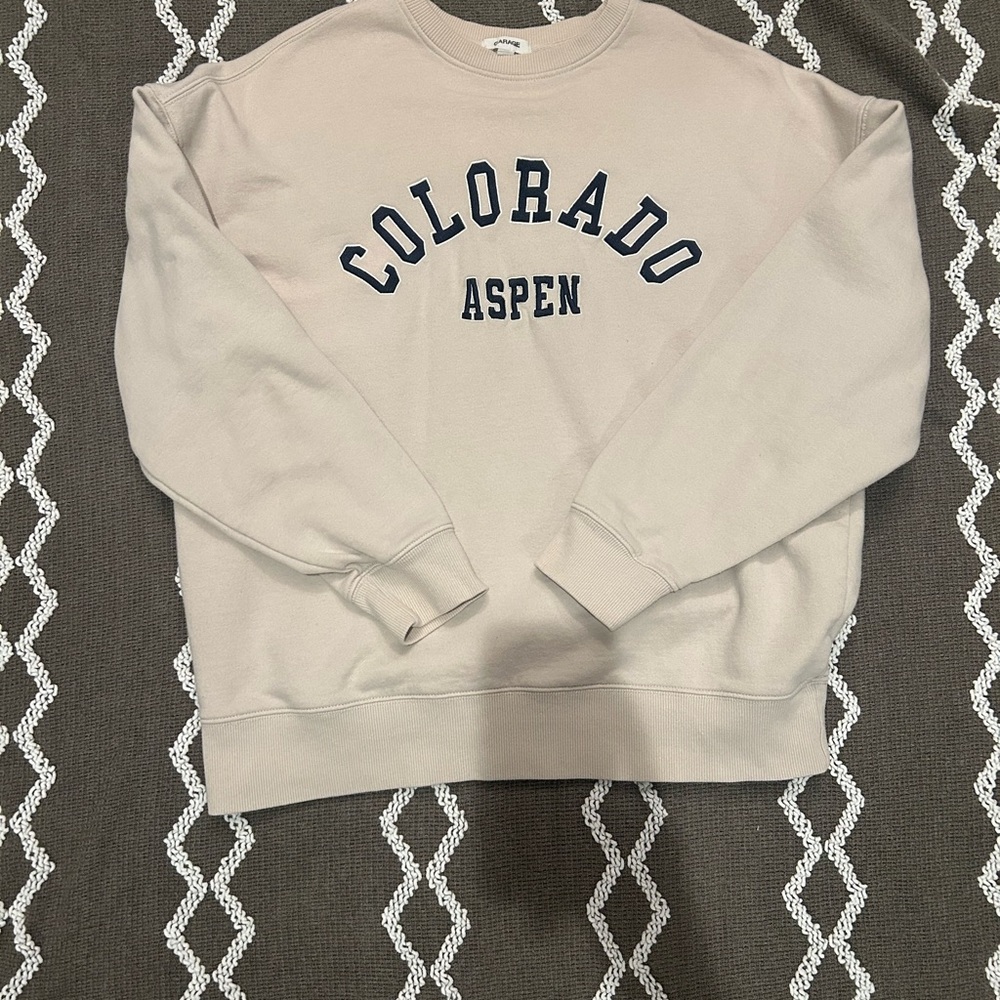 Garage Women’s Oversized Fleece Crewneck Sweatshirt
